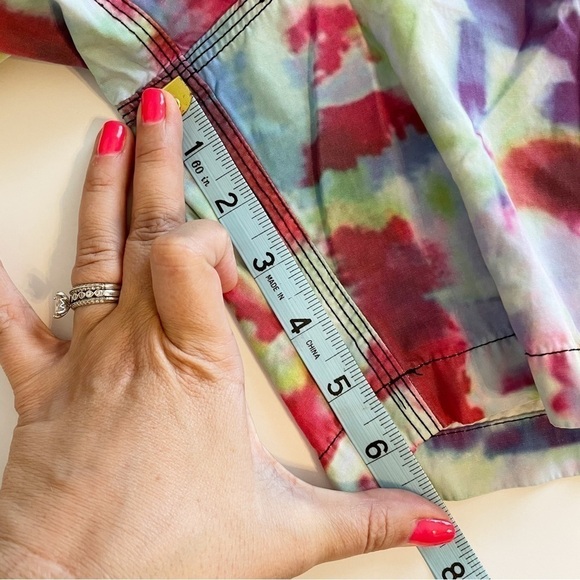 Modern Amusement Tie Dye Retro Board Swim Shorts Size 30 - Picture 4 of 9